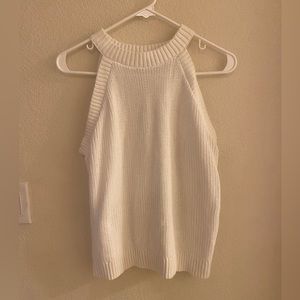 Old Navy High Neck Crochet Tank